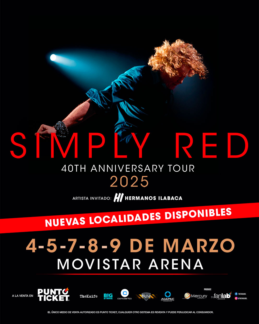 Simply Red vuelve a Chile: se abren nuevas localidades